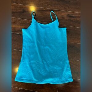 ⭐️NWT - Justice - Teal Spaghetti Strap Tank Top - Size 14/16